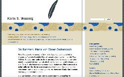 Screenshot www.karin-schreibt.org