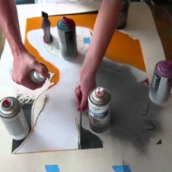 #StencilGraffiti