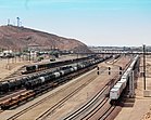 Barstow-Bahnhof, das heute als Museum und Amtrak-Station dienende Gebäude 2012