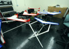 Prepping for 50-on-50 aerial BattleBot conflict (pictures)