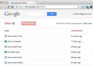 How to set up and use Google Docs offline