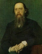 Saltykow-Schtschedrin, porträtiert von Iwan Kramskoi