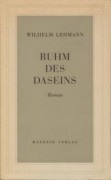 Cover: Ruhm des Daseins