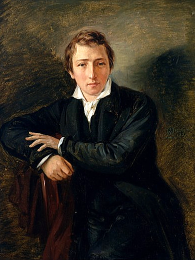 Heinrich Heine (Gemälde von Moritz Daniel Oppenheim, 1831)