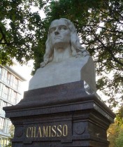 Chamisso-Büste im Monbijoupark, Berlin-Mitte