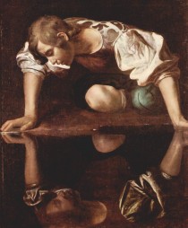Narziss(Caravaggio, 1598/99, Galleria Nazionale d'Arte Antica, Rom)