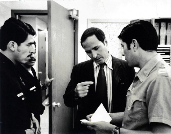 Joseph Wambaugh on the job at Hollenbeck Station in East LA, circa 1973. Quelle: Facebook