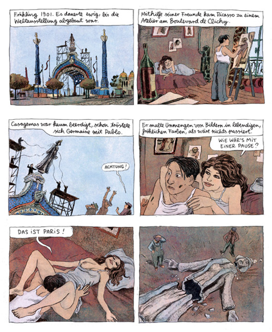 Julie Birmant und Clement Oubrerie_Pablo_Detail2