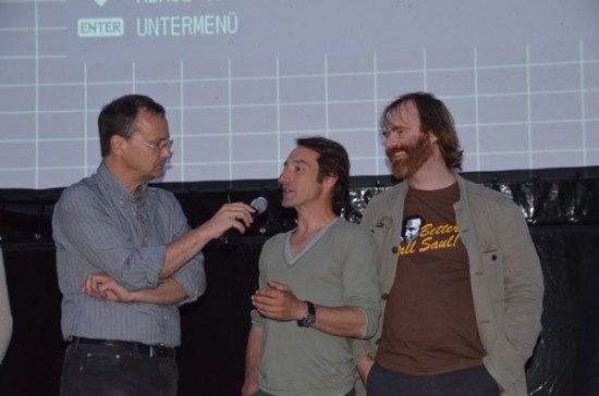 Von links: Knut Elstermann, Boris Aljinovic und Stephan Wagner