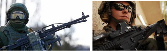 WHICH is which? Functionaries in crimes of ‘patriotism’ as old as dirt. Can you tell the difference between the young Russian in Crimea and the young American in Iraq?