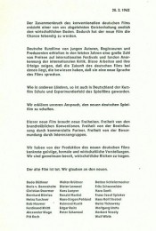 „Oberhausener Manifest“ (von Oberhausener Gruppe, Haro Senft, Wikimedia commons 3.0)