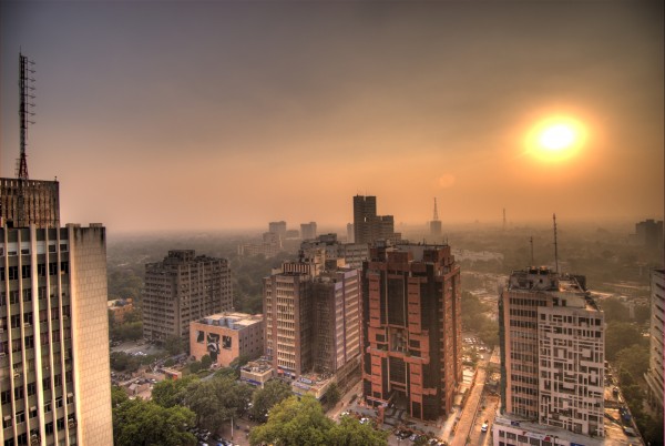 Connaught_Place_sunset