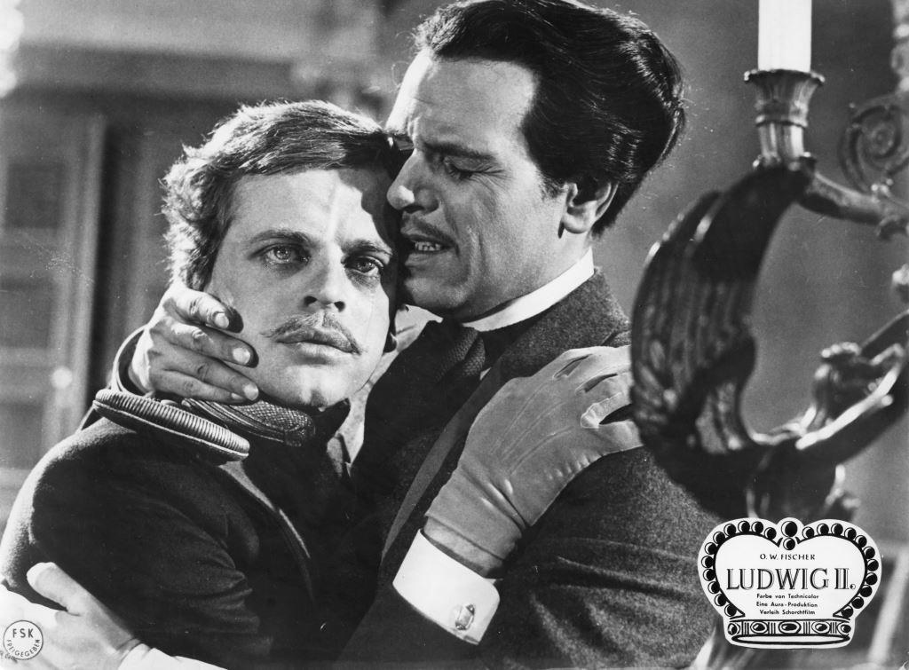 "Ludwig II. Glanz und Ende eines Königs" BRD 1954 Klaus Kinski, O.W. Fischer (v.l.n.r.) "Ludwig II. Glanz und Ende eines Königs" BRD 1954 Klaus Kinski, O.W. Fischer (v.l.n.r.)