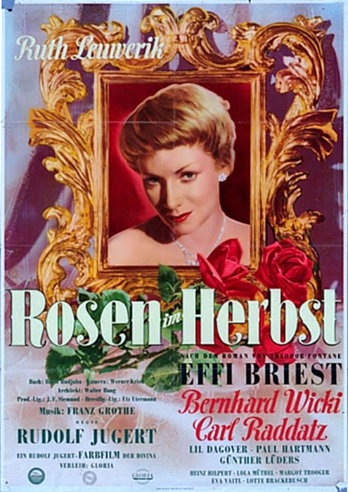 Rosen im Herbst Poster