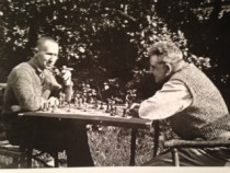 Münder Brecht und Benjamin in svendborg 1934