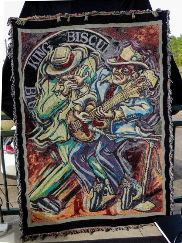 4) King Biscuit als Wandteppich - Unikat!