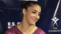 Aly Raisman awaits her Olympic trip