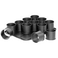 Zenker 7402 Backblech mit 12 Mini-Törtchen-Formen