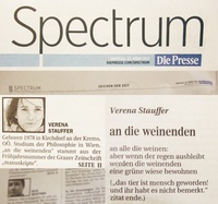 Beitrag in: von Verena Stauffer