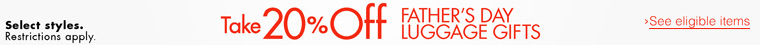 Take 20% Off Luggage