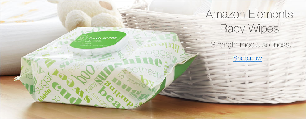 Amazon Elements Baby Wipes