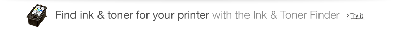 Find ink & toner for your printer with the Ink & Toner Finder