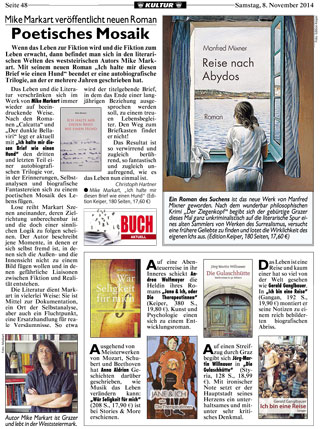Kronenzeitung 8. November 2014