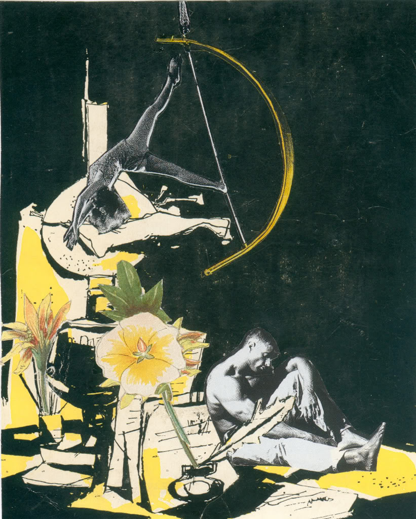 Der Lyriker - Collage von Frank Milautzcki