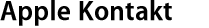 Apple Kontakt