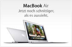 MacBook Air. Jetzt noch schnittiger, als es aussieht.