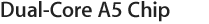 Dual-Core A5 Chip