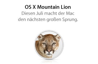 OS X Mountain Lion. Diesen Juli macht der Mac den nächsten großen Sprung.