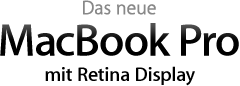 Entdecke das MacBook Pro mit Retina Display
