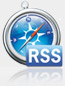 Safari Webbrowser und RSS-Symbol
