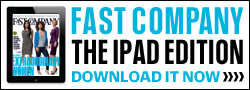 Fast Company iPad edition promotion