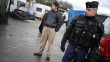 Die französische Polizei ging schon in der Vergangenheit gegen Roma-Lager vor wie hier im Februar 2008 in Saint-Denis