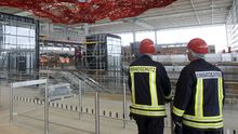 Hier ist er doch, der Brandschutz des Flughafens Berlin Brandenburg (Archivbild vom 2. Mai 2012).