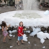 Schaumgebilde aus dem Brunnen