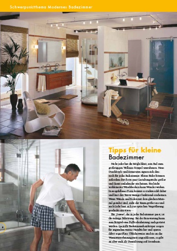 Tipps für kleine Badezimmer - Stadtwerke Geesthacht GmbH