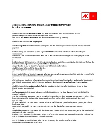 sozialwissenschaftliche bibliothek der arbeiterkammer wien ...