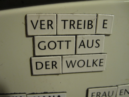 "Fromme" Wünsche am Kühlschrank...