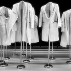 Arztkittel von Pi. from Leiden, Holland (Lab 15 - Lab Coats) [CC-BY-2.0 (http://creativecommons.org/licenses/by/2.0)], via Wikimedia Commons