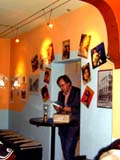 Rolf Bergmann im Roten Kakadu in Mannheim Foto: B.Wondra
