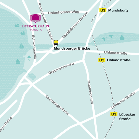 Anfahrt zum Literaturhaus