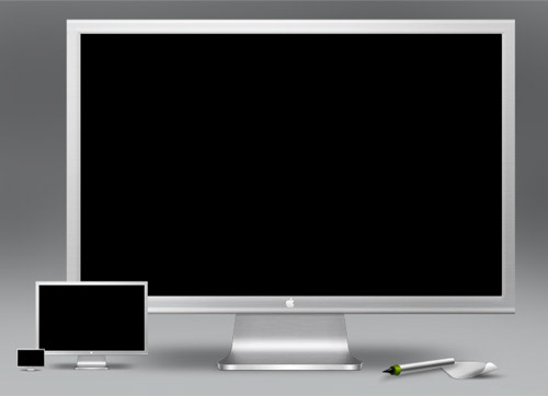 monitor 60 High Quality Photoshop PSD Files For Designers