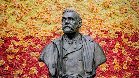 Bust of Alfred Nobel. © Nobel Media AB. Photo: Pi Frisk