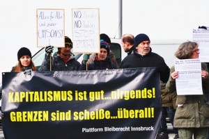 Aktion gegen Rückschiebungen am Brenner