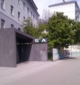 Klein, fein - aber: Zutritt verboten. Der Martin Rieder Park.
