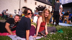 Blumige Gemüter beim Restaurant Day