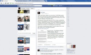 Paul Aigner facebook Eintrag